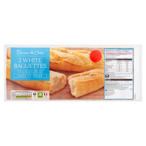 Jacks white baguettes 2 pack