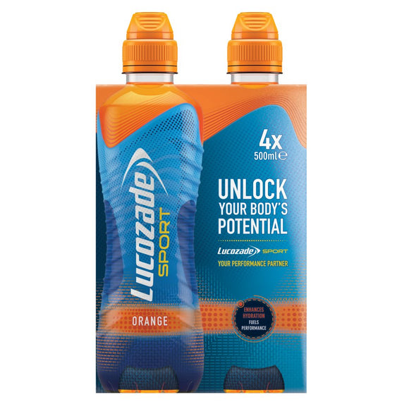 Lucozade sport orange 4 pack 4x500ml