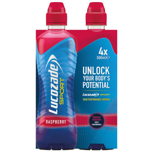 Lucozade sport raspberry 4 pack 4x500ml