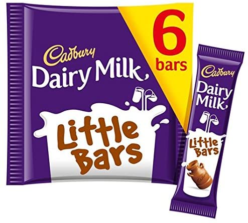 Cadbury dairy milk little bars multipack 6 x 18g