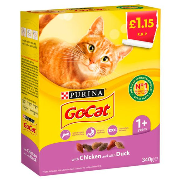GoCat - Chicken and Duck Mix - 340g