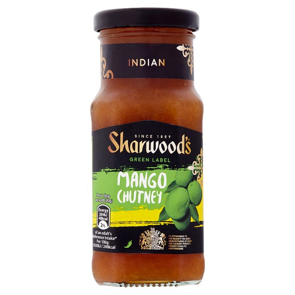 Sharwoods green label mango chutney 227g