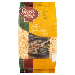 Great Scot yellow split peas 500g