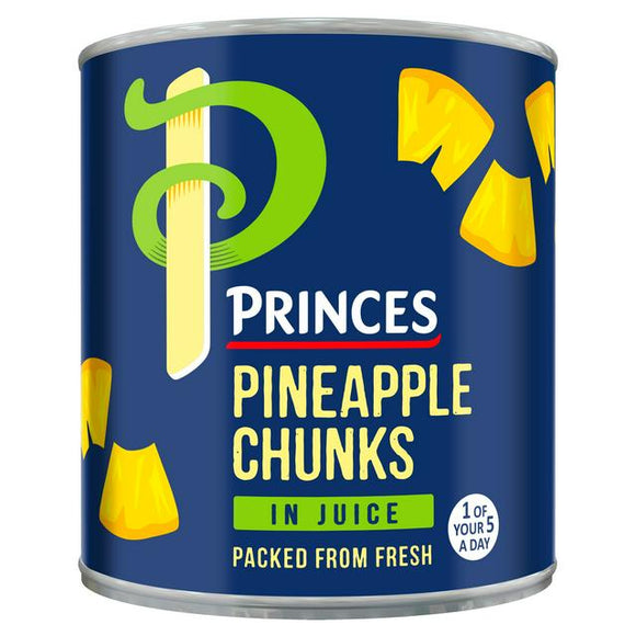 Princes pineapple chunks in juice 432g