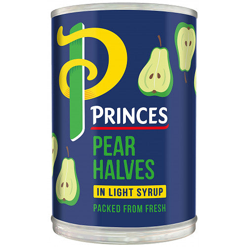 Princes pear halves syrup 410g