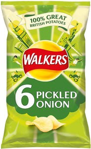 Walkers pickled onion multipack 6 x 25g