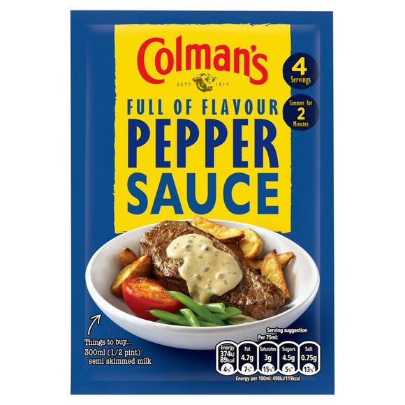 Colmans sauce mix pepper 40g