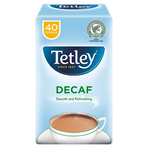 Tetley decaf teabags 40's