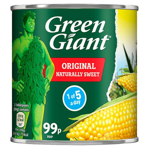 Green giant original sweetcorn 340g