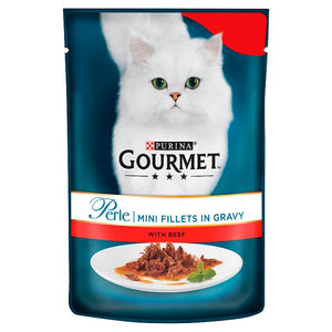 Purina - Gourmet Perle - Beef Mini Fillets in Gravy - 2x85g