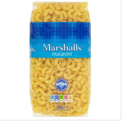 Marshalls macaroni 500g