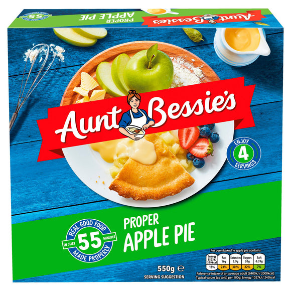 Auntie Bessie Apple Pie 550g