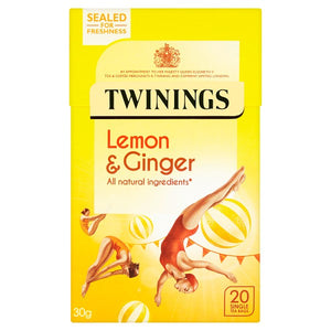 Twining lemon & ginger 20's