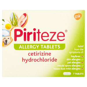 Piriteze allergy tablets 7's