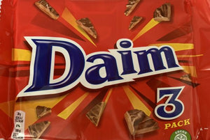 Cadbury daim multipack 3 x 28g