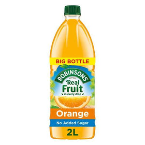 Robinson no added sugar orange 2ltr